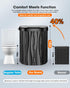 15'' 500 LBS New Upgraded XL Portable Toilet for Adults, Camping Toilet Tested With Lid & Removable Paper Holder