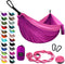 Gold Armour XL Double Camping Hammock - Portable Hammock with Tree Straps for Outdoor and Indoor Use