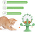 Ipetboom 2Pcs 360 Interactive Pet Windmill Toy Treat Dispenser Slow Food Puzzle for Cats and Dogs Degree Rotating Iq