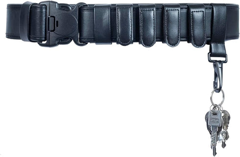 TAFTACFR Duty Belt Keeper with Double Snaps (Set of 4) + 1 Keeper with Strong Metal Key Clip (1 Pack)