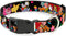 Buckle-Down Plastic Clip Collar - Alice's Encounters in Wonderland - 1/2" Wide, Fits 8-12" Neck, Medium