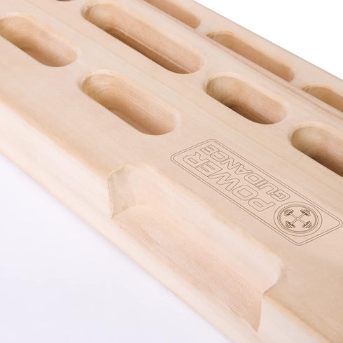 Wooden Hangboard for Climbers - Strength Training Grip Exerciser