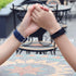Wepro Bands Replacement for Fitbit Charge 3, Large Waterproof Breathable Sport Strap Accessories for Charge 3 SE, Black