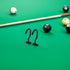 4pcs Didiseaon Metal Pool Cue Holder Hooks for Billiards Table Side Snooker Cue Rack Clips for Organizing and Triangle