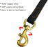 Leather Short Dog Leash, 13 Inch Traffic Lead Leash for Large Dogs Training and Walking