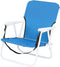 Pinikuyiro Folding Beach Chair, Lightweight Beach Chair with Shoulder Straps, High Back Beach