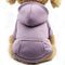 Jecikelon Winter Dog Hoodie Sweatshirts with Pockets Warm Clothes for Small Dogs Chihuahua Coat (X-Small, Purple)