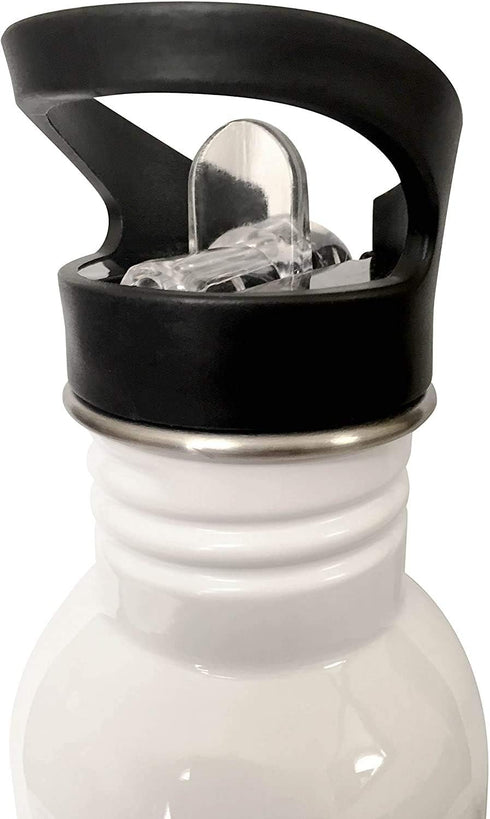 3dRose (wb-385212-2) Legen Dairy Pun Cartoon Style Legendary Cow - Water Bottles
