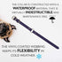 Regal Dog Products Small Purple Dog Collar with Heavy Duty Double Buckle & D Ring, Adjustable Biothane Chew Resistant