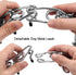 Adjustable Prong Collars for Dogs, No Pull Training Collar for Large Medium Small Dogs, Stainless Steel with Comfort