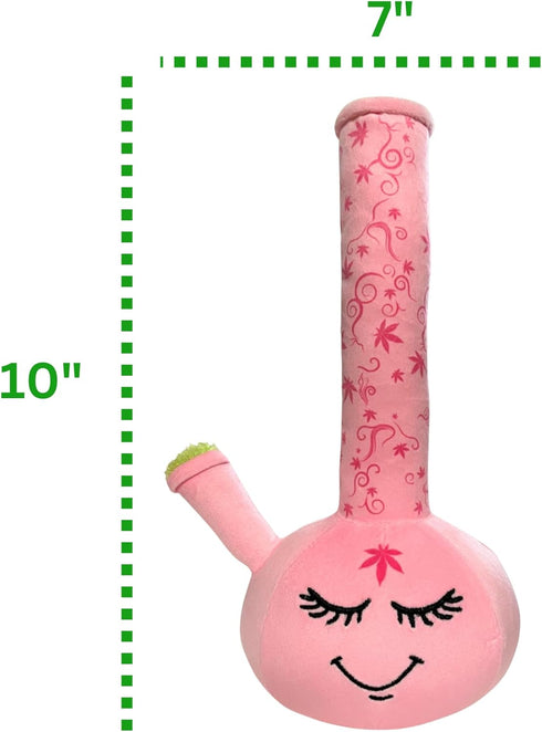 420 My Name is Harmony Bong, Funny Squeaky Weed Dog Toy, Cute Stuffed Parody Pot Bong, Cool Plush Novelty Gift