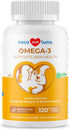 Omega 3 Fish Oil for Dogs, 120 Chewable Tablets with Omega 3, 6, 9, Vitamin E for Shedding, Dry Skin, Joint Support