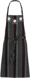 Chef Works Custom Unisex Striped Bib Apron