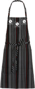 Chef Works Custom Unisex Striped Bib Apron