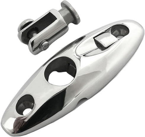 SHENGHUISS Quick Release Bimini Top Swivel Hinge - 316 Stainless Steel Deck Side Mount Marine Hardware with Screws