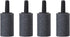 JIH Aquarium 25 Feet 3/16 Inch ID Flexible Airline Tubing with Check Valves, Suction Cups, and Air Stone