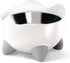 Catit PIXI Elevated Feeding Dish, Whisker Stress Free Food & Water Cat Bowl in White