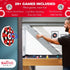 20+ Swooc Games Hook Darts Ring Toss Game Wood Board & Soft Rings Games Included for Kids & Adults Wall Mounted Ring