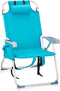 Folding Beach Chair for Adults, Outdoor Portable Lawn Chair Camping Chair,High Back