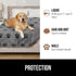 Gorilla Grip 100% Waterproof Dog Blanket 40x50 Paw, Tear and Slip Resistant Cover for Indoor Furniture