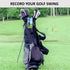 Record Your Golf Swing with The SwingScout, Golf Bag Phone Holder, Easy Clip, Compatible with Any Cellphone
