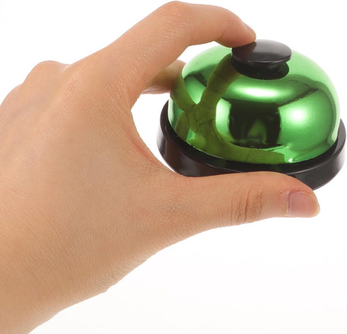 DOITOOL Pet Training Press Bell for Dogs and Puppies Colorful Bright Green Dog Dinner Training Bell for Potty