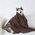 KinHwa Super Absorbent Dog Towel Microfiber Bath Towel for Small, Medium, Large Dogs and Cats, 30inch x 50inch, Brown
