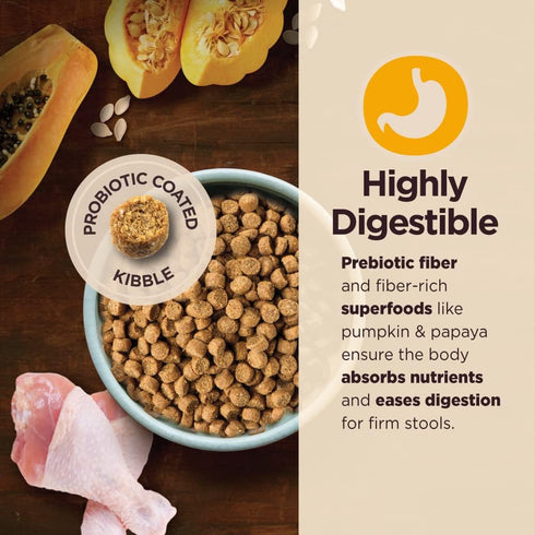 Wellness CORE Digestive Health Dry Puppy Food, Highly Digestible, Made in USA with Real Chicken, 4-Pound Bag