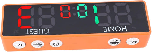 V30 6-Digit Mini Digital Scoreboard with Buzzer, Portable Rechargeable Tabletop Score Keeper for Board Games, Sports