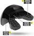 Nxtrnd One Football Mouth Guard with Strap - Fits Adult & Youth (Black)