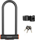 Heavy Duty Bike U Lock 16mm with 3 Keys for Road and Mountain Bikes