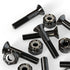 Independent Genuine Parts Cross Bolts, Standard Phillips Skateboard Hardware, Black/Silver, 7/8"
