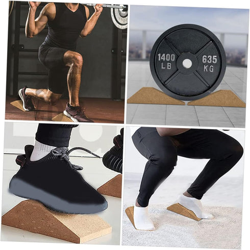 Toddmomy Squat Block Calf Stretcher, Slant Board for Calf Stretching, Yoga Blocks for Fitness Supplies