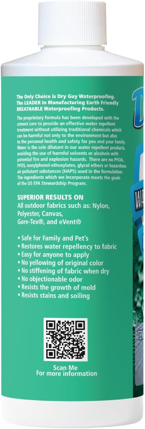 Tent Fabrics & Outdoor Gear Waterproofing Concentrate