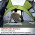 Transparent Tent Tarp Replacement for Ayamaya 4 Person Pop Up Tent, Clear Camping Rain Tarp, 3.7 * 3.4ft