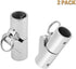SHENGHUISS 2 Pack 7/8 Inch (22MM) Stainless Steel 316 Folding Swivel Coupling Tube Pipe Connector Fitting for Boat Hand