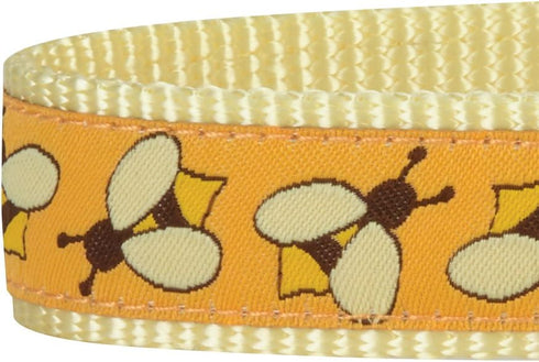 Blueberry Pet Essentials 10 Patterns Busy Bees Designer Adjustable Dog Collar, Small, Neck 12"-16"