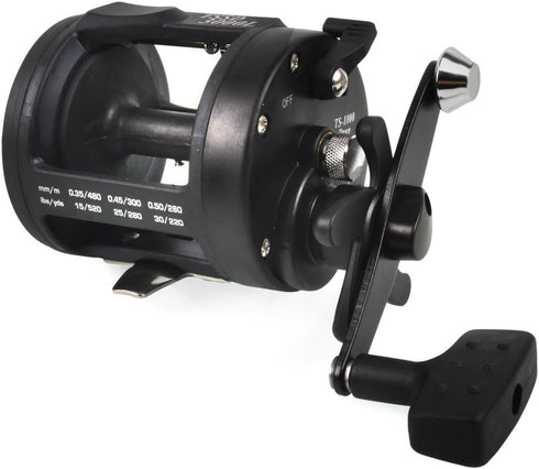 Sougayilang Round Baitcasting Fishing Reel for Saltwater Inshore Surf Trolling, Catfish, Musky, Bass, Pike