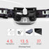 Lepro LED Headlamp Rechargeable - Super Bright Head Lamp with 5 Modes for Camping & Hiking, IPX4 Waterproof
