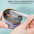 8 PACK Can Lids - Pet Food Can Cover and Food Mixing Spoons, Fits Most Standard Size Dog and Cat Cans