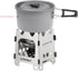 Lixada Lightweight Camping Wood Stove, Folding Stainless Steel Wood Burning Stove for Outdoor Camping, Hiking, BBQ