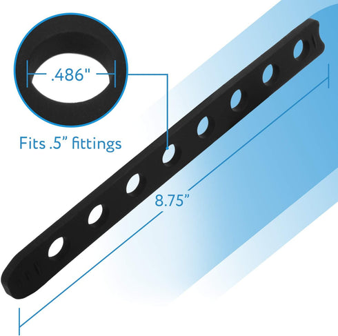 Impresa 4 Pack Replacement Rubber Strap for Bike Rack Cradle, Compatible with Thule 534