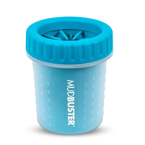 Dexas MudBuster Portable Dog Paw Cleaner, Premium Quality, Blue, Small Size for Pet Supplies