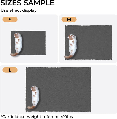 Luciphia Premium Fleece Dog Puppy Blanket, Soft Pet Sherpa Calming Cat Blanket Throw for Small Medium Dog Cat (Grey,