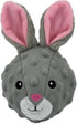 Set 2, 4-inch Pet Lou Rabbit EZ Squeaky Ball, of Width