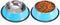 Stainless Steel Dog Bowls, Non Slip Anti Skid Stackable Food and Water Dishes for Small, Medium, Large Dogs (2 Pack)