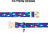 4th Lionet Paws of July Dog Collar- Cute Blue Red Popsicle Dog Collars with Plastic Buckle and Icecream Pendant, Light