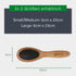 Bamboo Groom Oval Pin Brush Small/Medium w/Pins