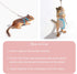 Adjustable Leash Harness with Bell for Rat, Mouse, Squirrel, Guinea Pig Walking Training (Pink)