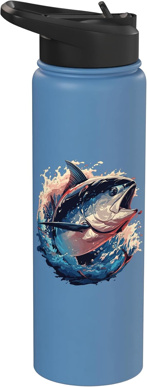 Tunas Tuna Lovers Gifts Shop Tunas Lovers Tuna Stainless Steel Insulated Water Bottle